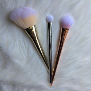 RARE LE Real Techniques Bold Metals brush set